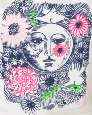 Ballad Cotton Sweatshirt, Multi Follow The Sun Embellishment, large image 4