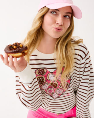 Ballad Sweatshirt, French Roast Box Of Chocolates Embellishment, large image 3