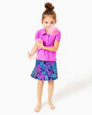 UPF 50+ Luxletic Girls Mini Maryana Skort, , large - Lilly Pulitzer