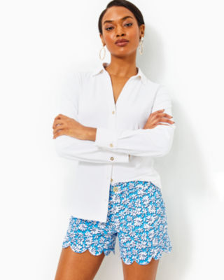 Lilly pulitzer buttercup stretch on sale shorts