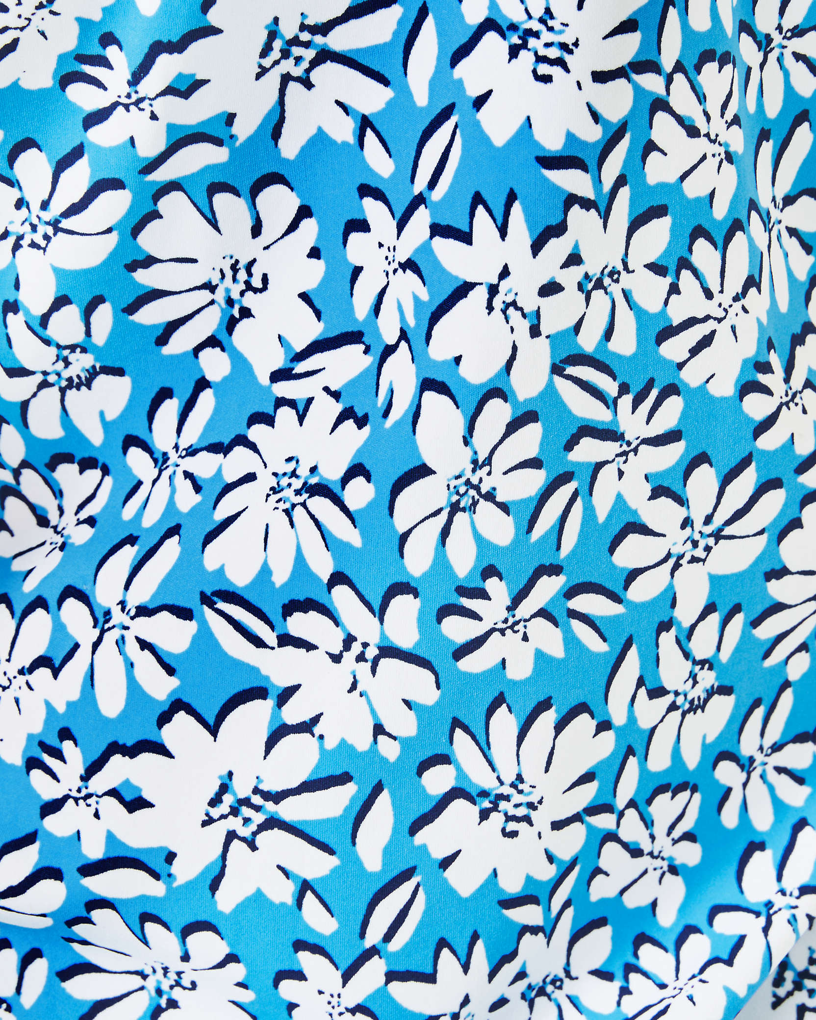 Shop Lilly Pulitzer Upf 50+ Luxletic Ace Active Dress In Lunar Blue Palm Beach Petals Engineered Luxletic
