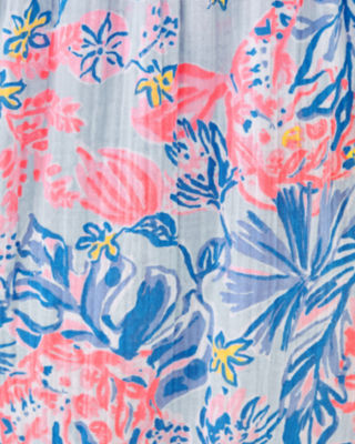 30" Enzo Cotton Cover-Up Pant, Multi Elephant Splash, large image 6