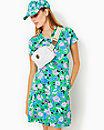 UPF 50+ Luxletic Frida Scallop Polo Dress, Spearmint Golf Till You Drop, large image number 2