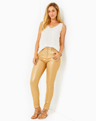 Cressida Sequin Knit Top - Gold Metallic Treasure Box Sequin Knit – The  Islands - A Lilly Pulitzer Signature Store