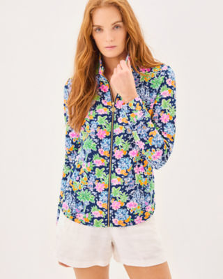 Leona Zip-up, , large  - Lilly Pulitzer