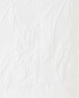 Willalynn Stretch Bow Dress, Resort White Caliente Pucker Jacquard, large image undefined