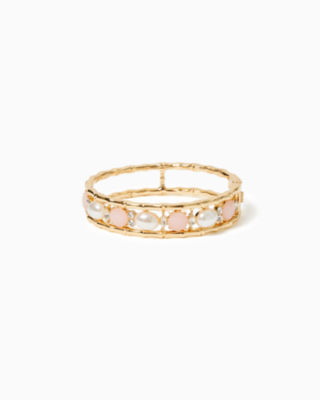 Shop Lilly Pulitzer Via Parigi Bangle In Conch Shell Pink