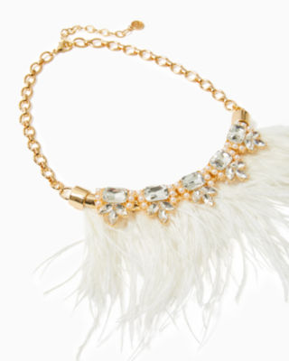 Party Under the Palms Necklace, Resort White, large image 3 - Lilly Pulitzer