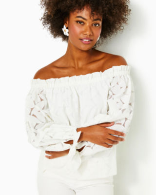 SKIMS Cozy Knit Wrap Top White - $45 (35% Off Retail) New With