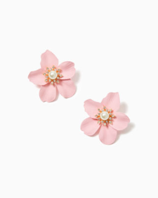 Oversized Pearl Orchid Earrings, , large  - Lilly Pulitzer