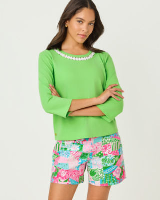 5" Callahan Mid Rise Short, Multi Crazy Quilt, large