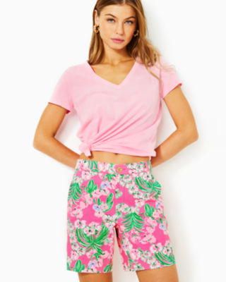 Women'secret Pink Printed Shorts Multicolor Women Shorts