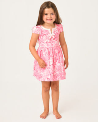Girls Louise Dress, Confetti Pink Lil Rosanna, large