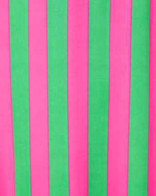 Steph Halter Midi Dress, Roxie Pink X Spearmint Wide Stripe, large image undefined