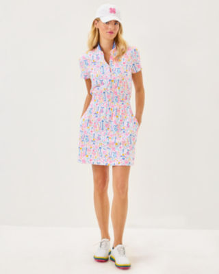 UPF 50+ Luxletic Love Active Dress, Multi Summer Serenade, large image 3