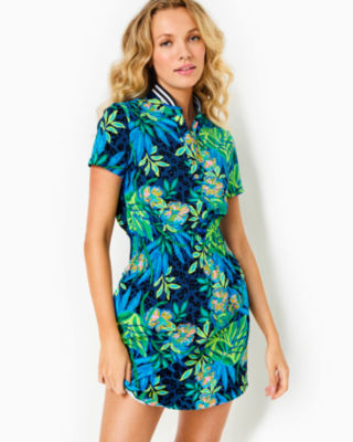 LOVE ACTIVE DRESS UPF 50+, CONCH SHELL PINK LIL SUNNY DAISIES