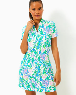 UPF 50+ Luxletic Love Active Dress, Resort White Just A Pinch, large - Lilly Pulitzer