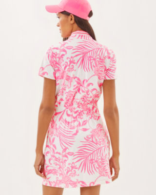 UPF 50+ Luxletic Love Active Dress, Rousseau Pink Glisten In The Sun, large image 2