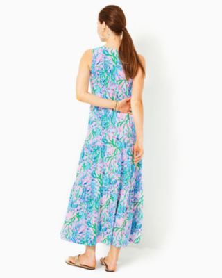 Sydnee Maxi Dress, Multi Seacret Escape, large image 1 - Lilly Pulitzer