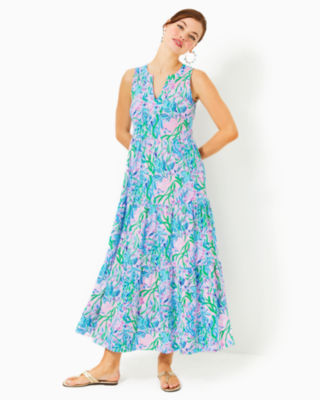 Sydnee Maxi Dress, Multi Seacret Escape, large image 2 - Lilly Pulitzer