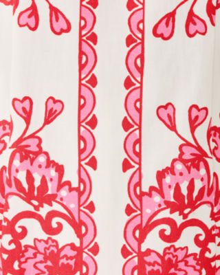 Sadie Shift Romper, Coconut Spicy Socialite Engineered Romper, large image 6