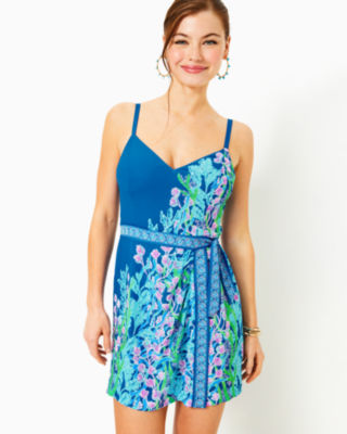 LILLY PULITZER NETTIE SKIRTED ROMPER 