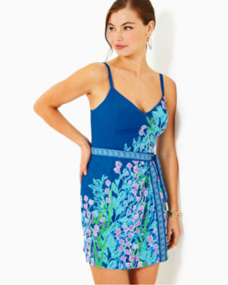 LILLY PULITZER NETTIE SKIRTED ROMPER 