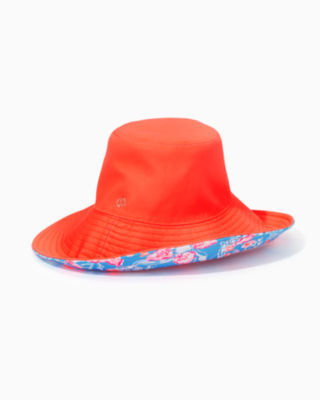 Reversible Canvas Sun Hat, , large - Lilly Pulitzer