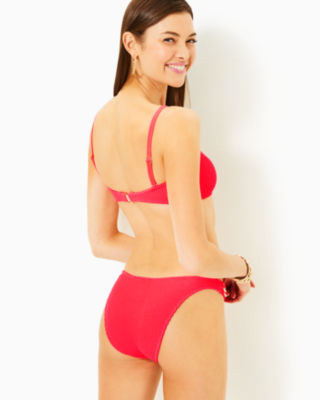 Pico High-Cut Bikini Bottom, Mizner Red, large image 1
