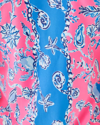 UPF 50+ Kaden ChillyLilly Maxi Dress, Rousseau Pink Barefoot Beachcombers Engineered Chillyl, large image 5