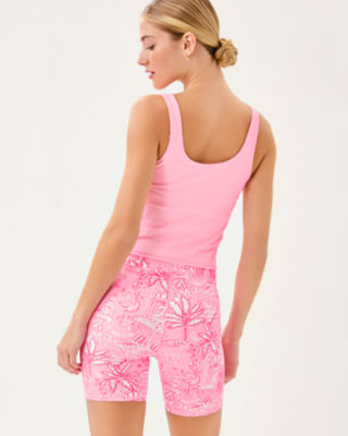 UPF 50+ Luxletic Ari Reversible Active Tank, Conch Shell Pink Pennys Playground, large image 2