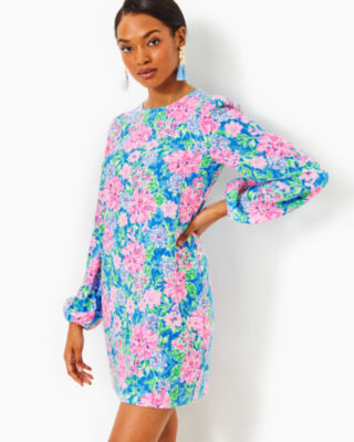 Alyna Long Sleeve Dress, , large - Lilly Pulitzer