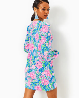 Alyna Long Sleeve Dress, Multi Spring In Your Step, large image undefined