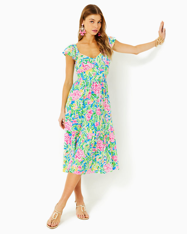 Bayleigh Midi Dress, , large - Lilly Pulitzer