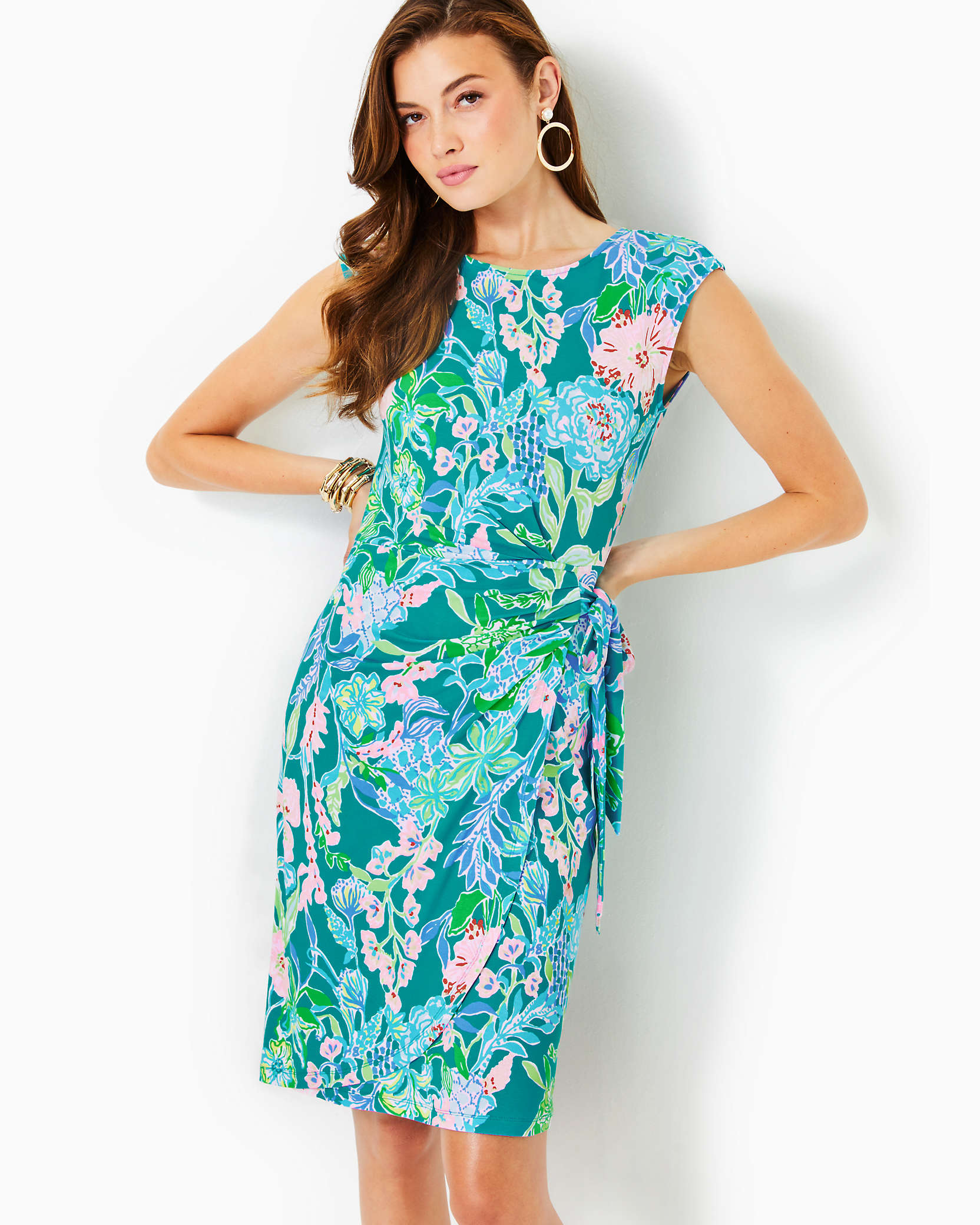 Shop Lilly Pulitzer Toryn Dress In Multi Hot On The Vine