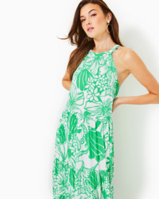 Beccalyn Maxi Dress, Spearmint Oversized Kiss My Tulips, large image undefined