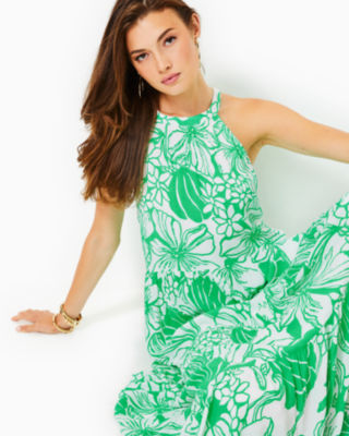 Beccalyn Maxi Dress, Spearmint Oversized Kiss My Tulips, large image undefined