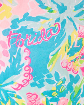 Sea View Button Down Top, Multi Sunshine State Of Mind, large image 3