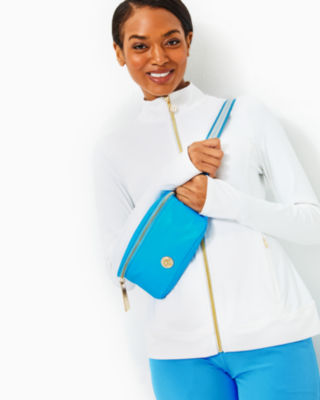 Shop Lilly Pulitzer Torrey Belt Bag In Lunar Blue