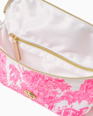 Shop Lilly Pulitzer Torrey Belt Bag In Resort White Pb Anniversary Toile Accessories Small