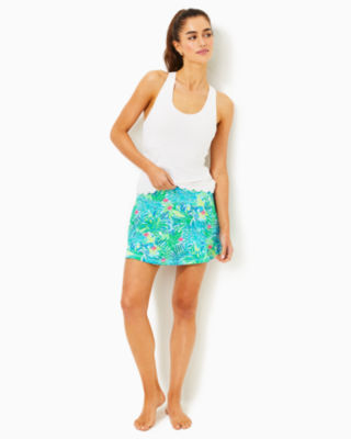 Shop Lilly Pulitzer Upf 50+ Luxletic Aila Skort In Multi Via Parigi