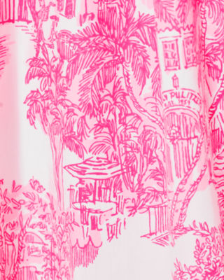 Amrita Cotton Shirtdress, Resort White Pb Anniversary Toile, large image undefined