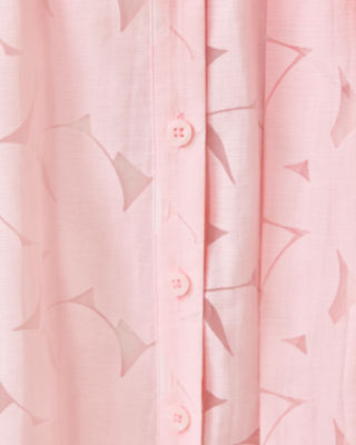 Amrita Shirtdress, Pink Muse Flora Faille, large image 4