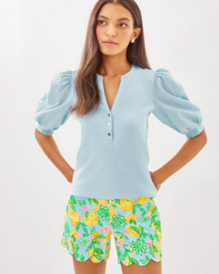 5" Buttercup Low Rise Stretch Short, Bluette Make Lemonade, large