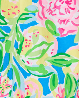 Poppy Cotton Shift Dress, Multi Grove Garden, large image undefined