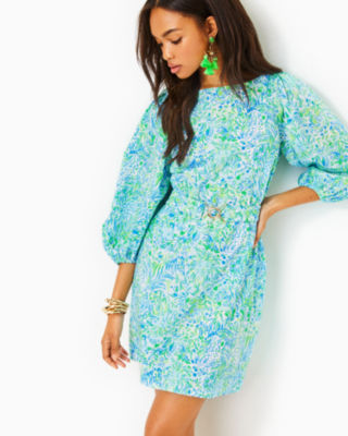 Barbara Cotton Dress, , large - Lilly Pulitzer