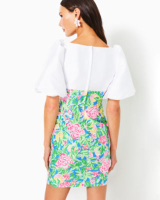 Lilly Pulitzer x Badgley Mischka Claudia Dress, Multi Grove Garden, large image undefined