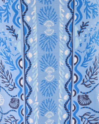 Noa Strapless Maxi Dress, Jacaranda Blue Knotty And Nice Engineered Knit Maxi, large image 5