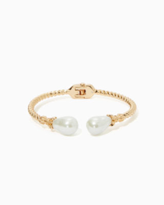 Pearl Perfect Bracelet, Resort White, large - Lilly Pulitzer