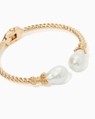 Shop Lilly Pulitzer Pearl Perfect Bracelet In Resort White